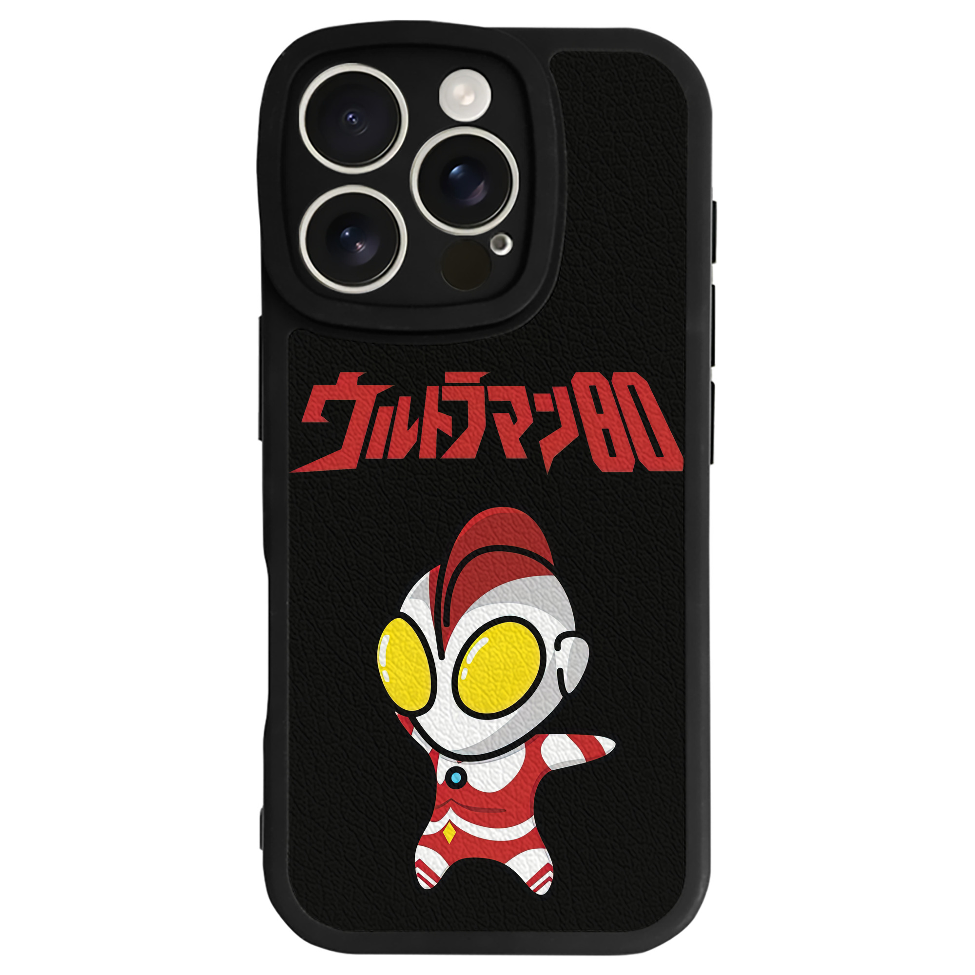 （画像用） ウルトラマン Ultraman 【iPhone 16シリーズ対応】シリコンスマホケース（レザー調） 材質：シリコン